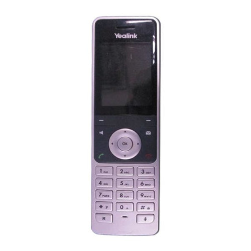 Téléphone dect yealink sip-w56h avec identification de l'appelant noir et argent