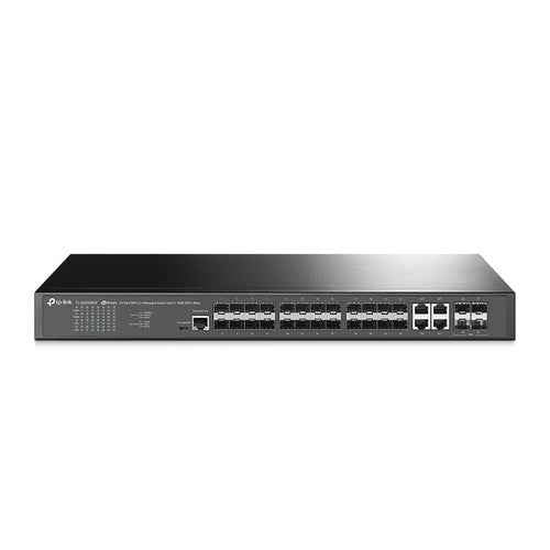 TP-LINK Omada 24-Port SFP L2+ Managed Switch with 4 10GE SFP+ Slots