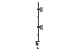 Digitus Desk Mount | DA-90438 | Adjustable Height, Rotate, Tilt, Swivel | 17-32 " | Maximum weight (capacity) 2x8 kg | Black