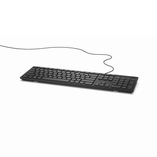 Clavier DELL KB216/ multimédia/ britannique/ Royaume-Uni/ USB/ filaire/ noir