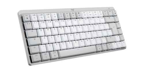 LOGITECH MX Mechanical Mini for Mac Minimalist Wireless Illuminated Keyboard - PALE GREY - US INTL - 2.4GHZ/BT - EMEA - TACTILE "920-010799" (timbru verde 0.8 lei)