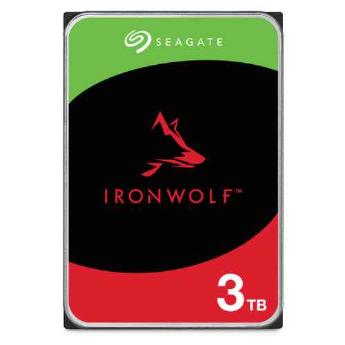 Disque dur interne Seagate IronWolf 3 To 256 Mo 3,5" Serial ATA III (ST3000VN006)