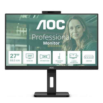 AOC Q27P3QW | 27 pouces | IPS | QHD | 16:9 | 75 Hz | 4 ms | 2560 x 1440 pixels | 350 cd/m² | Nombre de ports HDMI : 2