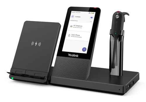 Support de charge pour casque sans fil double WH67 Teams Dect