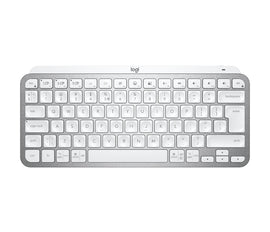 LOGITECH MX Keys Mini Minimalist Wireless Illuminated Keyboard - PALE GREY - US INTL - 2.4GHZ/BT - INTNL, "920-010499" (timbru verde 0.8 lei)