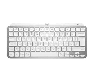 LOGITECH MX Keys Mini Minimalist Wireless Illuminated Keyboard - PALE GREY - US INTL - 2.4GHZ/BT - INTNL, "920-010499" (timbru verde 0.8 lei)