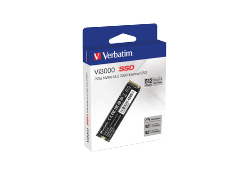 Verbatim Vi3000 PCIe NVMe M.2 SSD 512GB