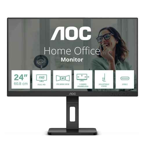 Monitor 24P3CV 23.8 cali IPS HDMI DP USB-C Pivot