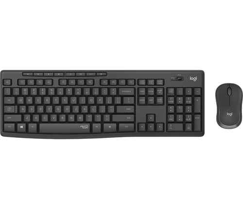 Souris sans fil silencieuse Logitech MK295 - Graphite - Allemagne - Central
