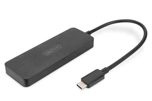 Répartiteur vidéo DIGITUS USB-C 3x HDMI MST