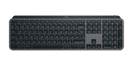 Logitech Master MX Keys Combo for Bussiness keyboard Mouse included Office RF Wireless + Bluetooth QWERTY US International Graphite