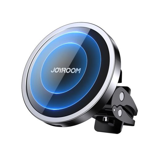 Joyroom Car Mount Wireless Charger MagSafe Clamp Holder (Air Outlet Verison) 4.5-6.7 inch, 15W, Black (JR-ZS240-AIR)