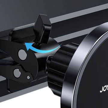 Joyroom Car Mount Wireless Charger MagSafe Clamp Holder (Air Outlet Verison) 4.5-6.7 inch, 15W, Black (JR-ZS240-AIR)