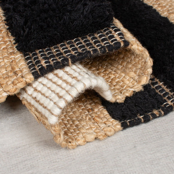 Tapis moderne en jute casbah