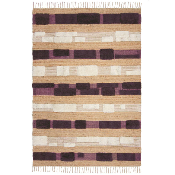 Tapis moderne en jute casbah