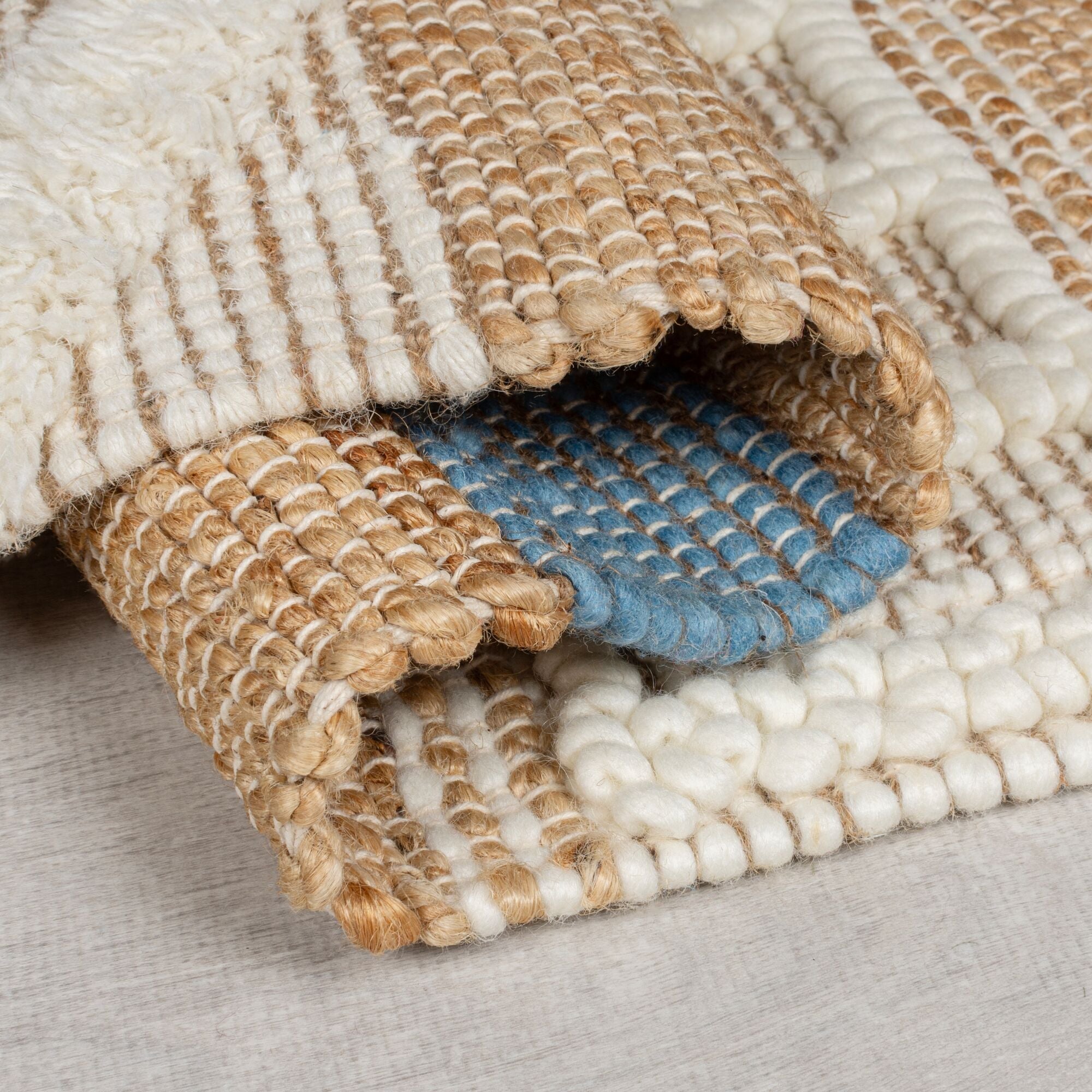 Tapis moderne en jute casbah