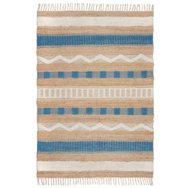 Tapis moderne en jute casbah - 0