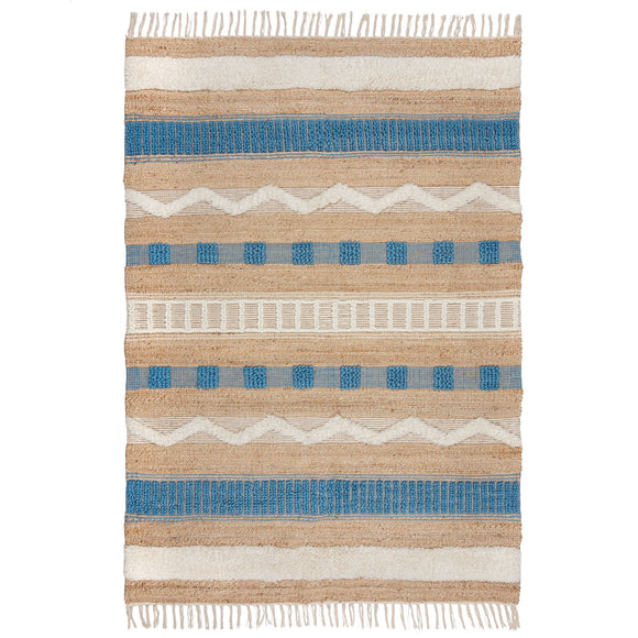 Tapis moderne en jute casbah