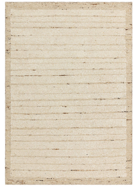 Tapis de salon en laine tissé plat JUMBLE