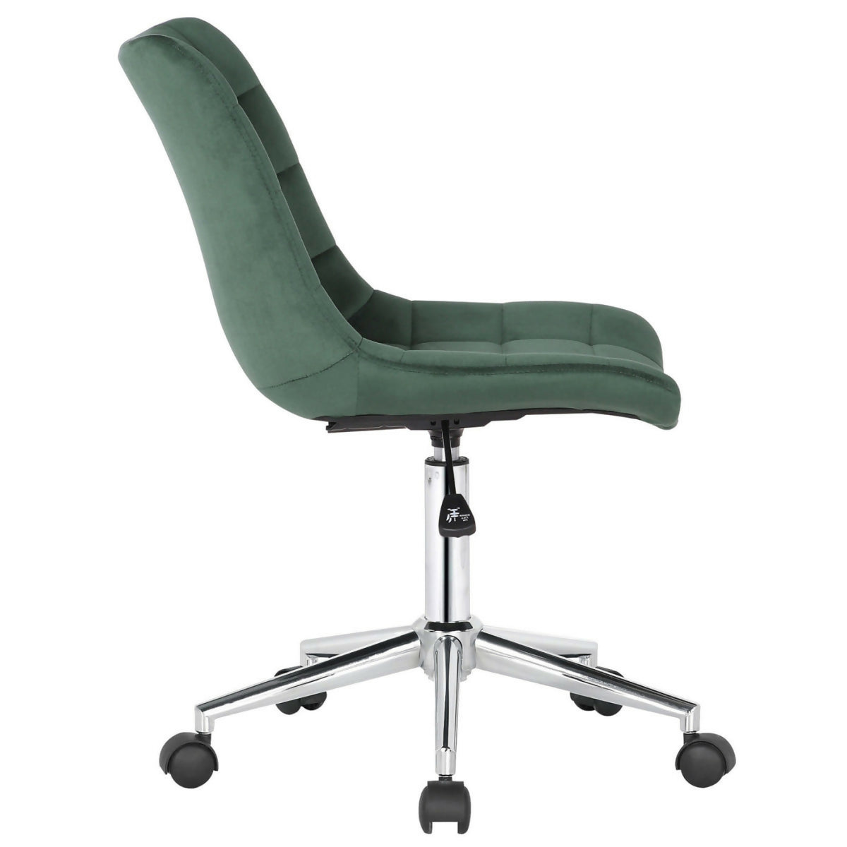 Chaise de bureau Medford - velours Vert