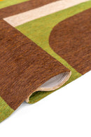 Tapis de salon moderne tissé plat JUNGLE-7