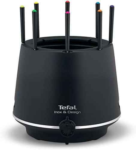 Retour client Ecost Tefal EF256812 Fondue en acier inoxydable et design mural isolé, 8 fourchettes, Dis