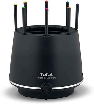 Retour client Ecost Tefal EF256812 Fondue en acier inoxydable et design mural isolé, 8 fourchettes, Dis