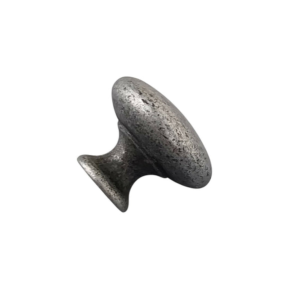 Bouton de meuble ANTIQUAIRE, Finition zamak fer antique
