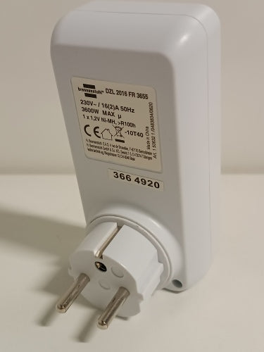 Ecost customer return Brennenstuhl 1506321 ComfortLine Weekly Timer White (Digital Programmable Sock