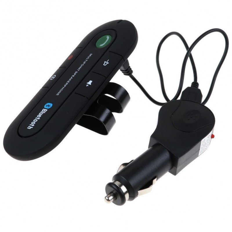 KIT MAINS LIBRES BLUETOOTH SANS FIL VOITURE UNIVERSEL clicktofournisseur.com