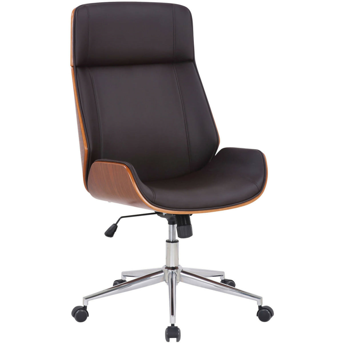 Varel office armchair - Walnut - brown