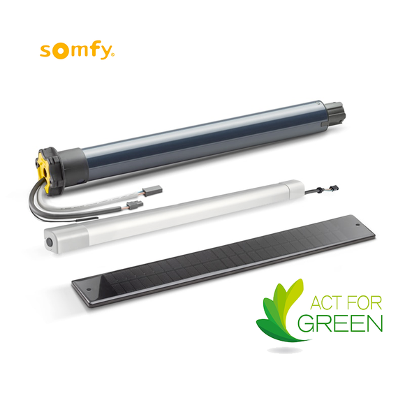 Kit Moteur Solaire Somfy Oximo RTS clicktofournisseur.com