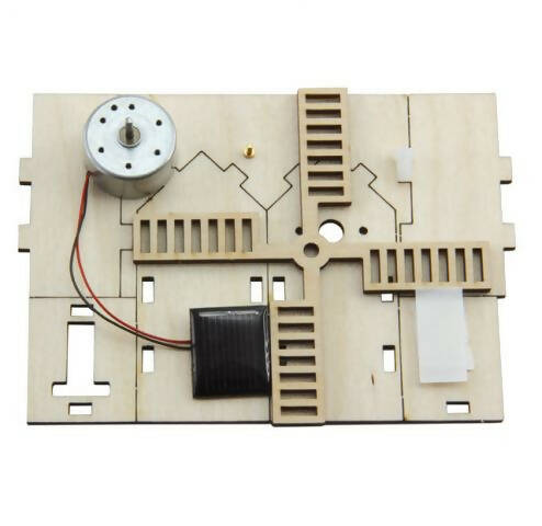 Kit mini moulin solaire en bois clicktofournisseur.com
