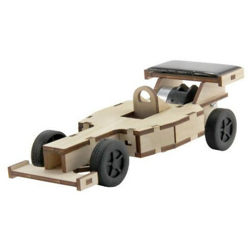 Kit voiture Formule 1 solaire en bois clicktofournisseur.com