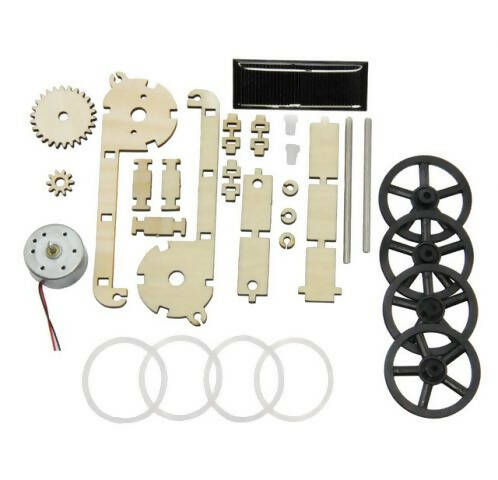 Kit voiture solaire en bois clicktofournisseur.com