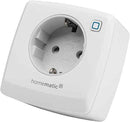 Ecost customer return Homematic IP Smart Home Switch Measuring Socket, Socket Measures Power, Digita