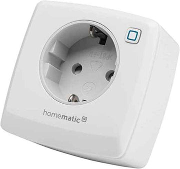 Ecost customer return Homematic IP Smart Home Switch Measuring Socket, Socket Measures Power, Digita