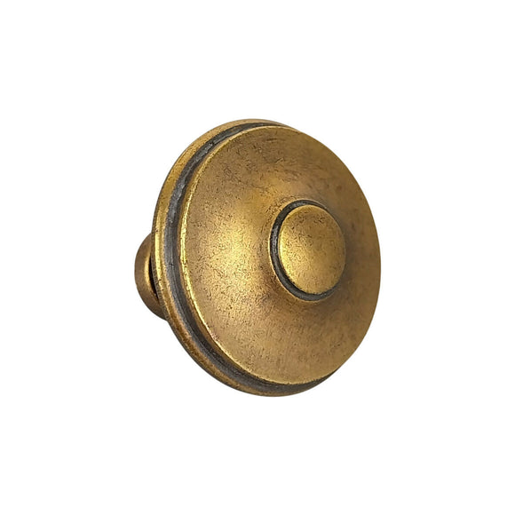 Bouton de meuble LYONNAIS, Finition zamak patiné