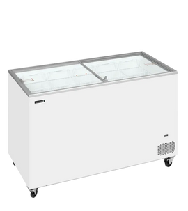 Conservateur incliné portes vitrées 325L - clicktofournisseur.com