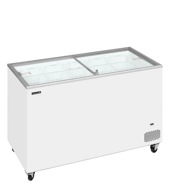 Conservateur incliné portes vitrées 325L - clicktofournisseur.com