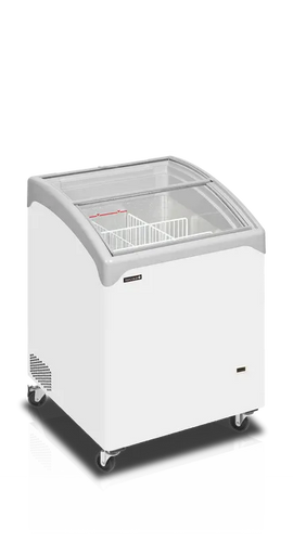 Conservateur couvercle incurvé portes coulissantes 115L - clicktofournisseur.com