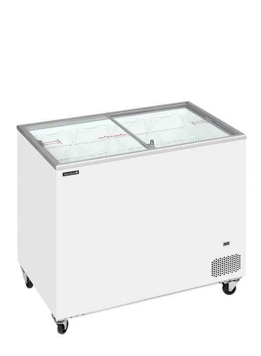 Conservateur portes vitrées coulissantes 255L - clicktofournisseur.com