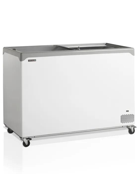 Conservateur couvercle plat portes coulissantes 298L - clicktofournisseur.com