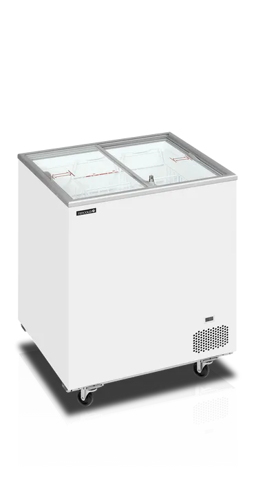 Conservateur portes vitrées coulissantes 165L - clicktofournisseur.com