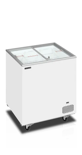 Conservateur portes vitrées coulissantes 165L - clicktofournisseur.com