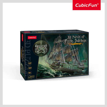 Puzzle 3D LED Latający Holender