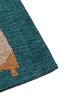 Tapis de salon moderne tissé plat ARIES