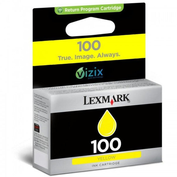 Lexmark 100 jaune - Clicktofournisseur.com