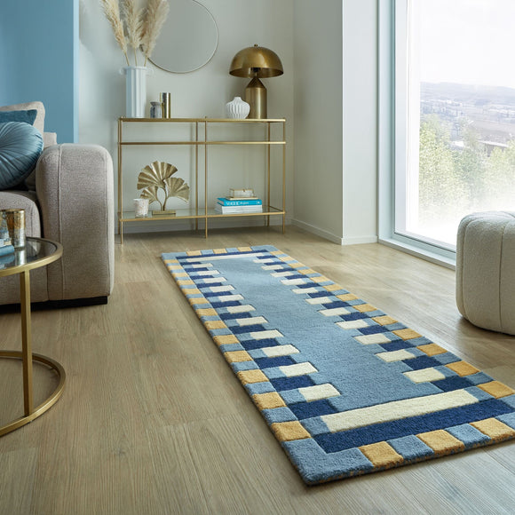 Tapis moderne en laine yaki