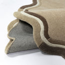 Tapis de salon design en laine RUSK-12